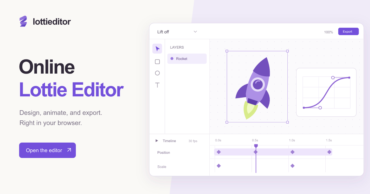 Animate an SVG Logo Online | Lottieditor